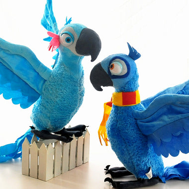Blu and Jewel Parrot Stuffed Toy