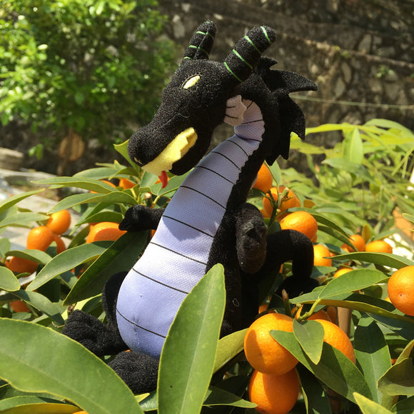 Black Dragon Plush Toy